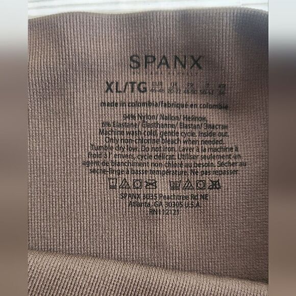 NWT Spanx Look At Me Now Leggings Olive Leopard Size XL - Picture 12 of 12